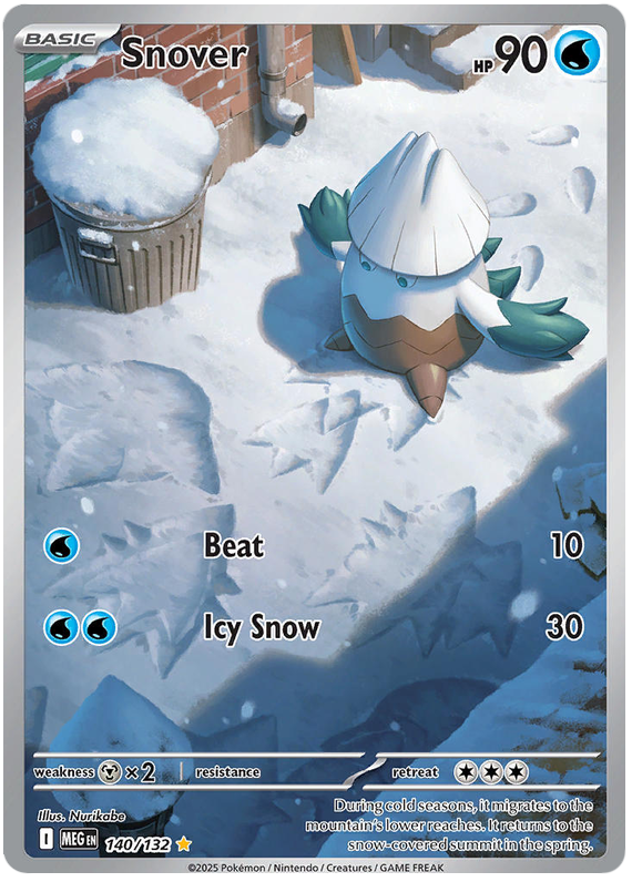 140/132 - Snover - Mega Evolution