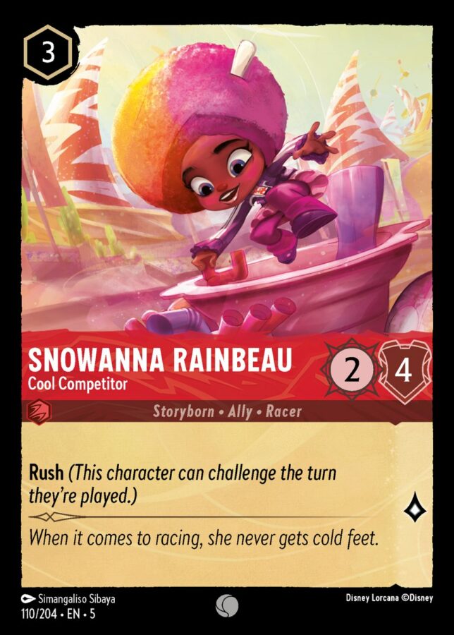 110/204 - Snowanna Rainbeau - Cool Competitor - Shimmering Skies