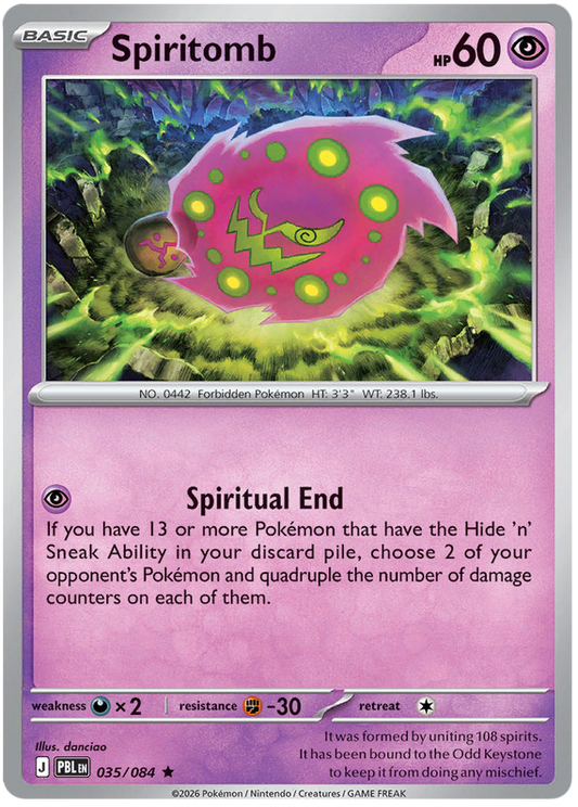 035/084 - Spiritomb - Pitch Black
