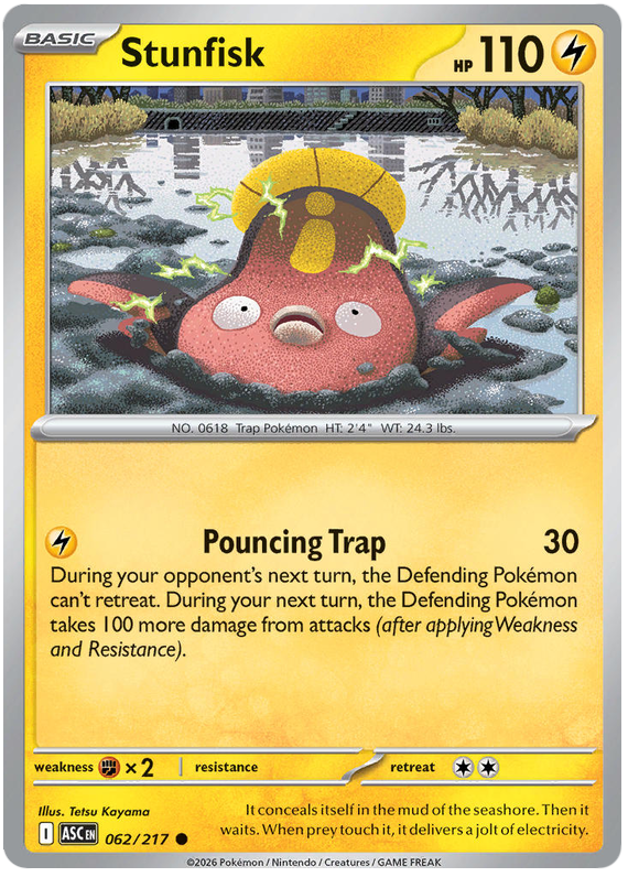 062/217 - Stunfisk - Ascended Heroes