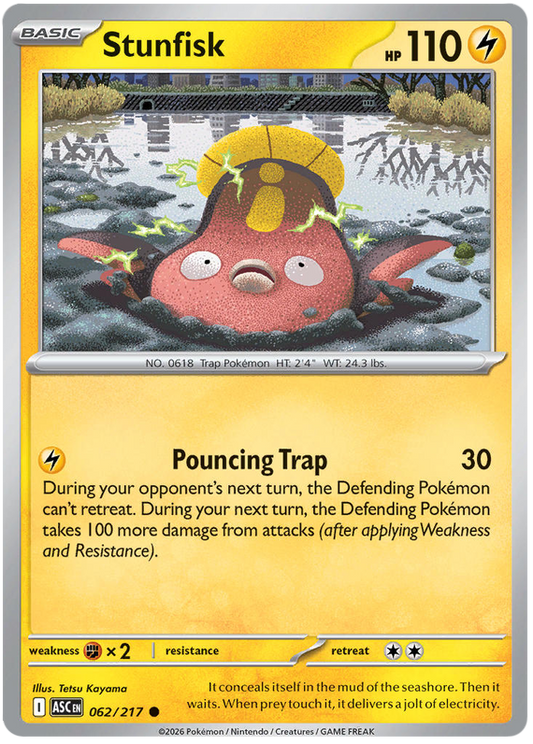 062/217 - Stunfisk - Ascended Heroes
