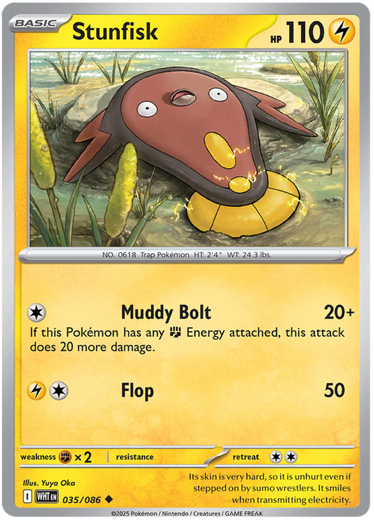 035/086 - Stunfisk - White Flare
