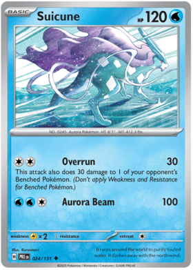 024/131 - Suicune - Prismatic Evolutions