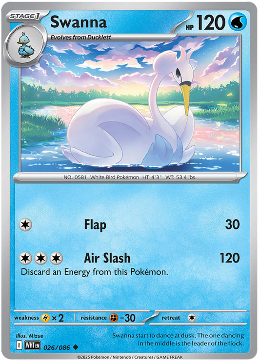 026/086 - Swanna - White Flare