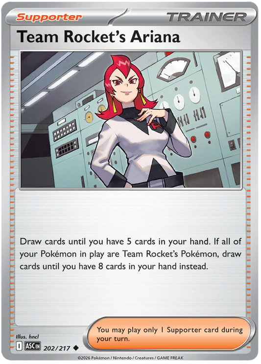 202/217 - Team Rocket’s Ariana - Ascended Heroes
