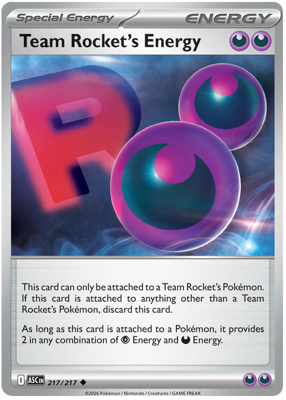 217/217 - Team Rocket’s Energy - Ascended Heroes
