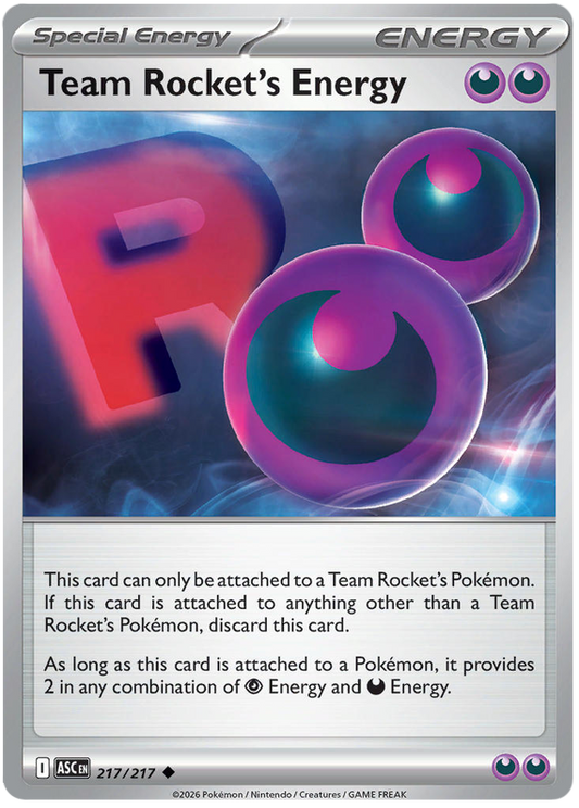 217/217 - Team Rocket’s Energy - Ascended Heroes