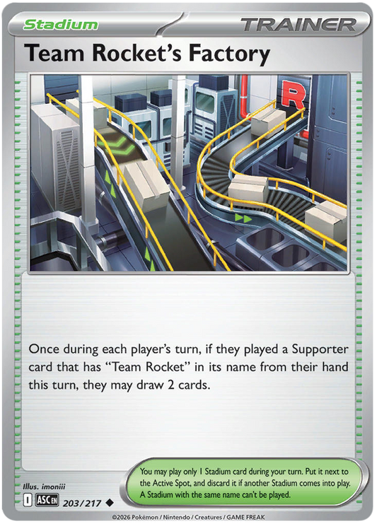 203/217 - Team Rocket’s Factory - Ascended Heroes