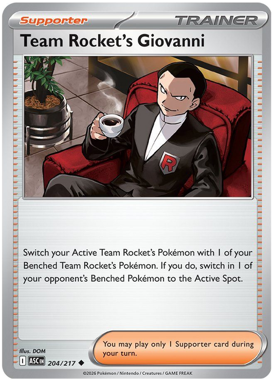 204/217 - Team Rocket’s Giovanni - Ascended Heroes