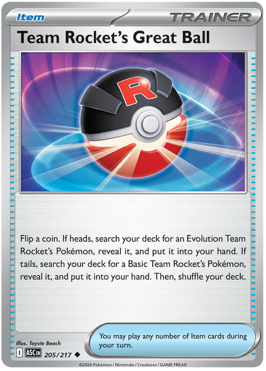 205/217 - Team Rocket’s Great Ball - Ascended Heroes