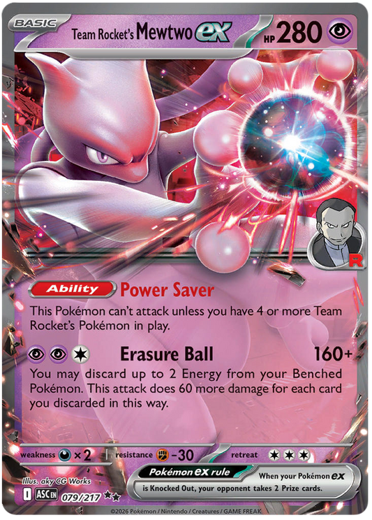 079/217 - Team Rocket’s Mewtwo ex - Ascended Heroes