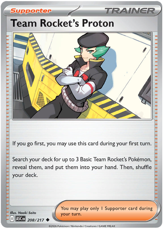 208/217 - Team Rocket’s Proton - Ascended Heroes