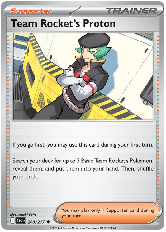 208/217 - Team Rocket’s Proton - Ascended Heroes