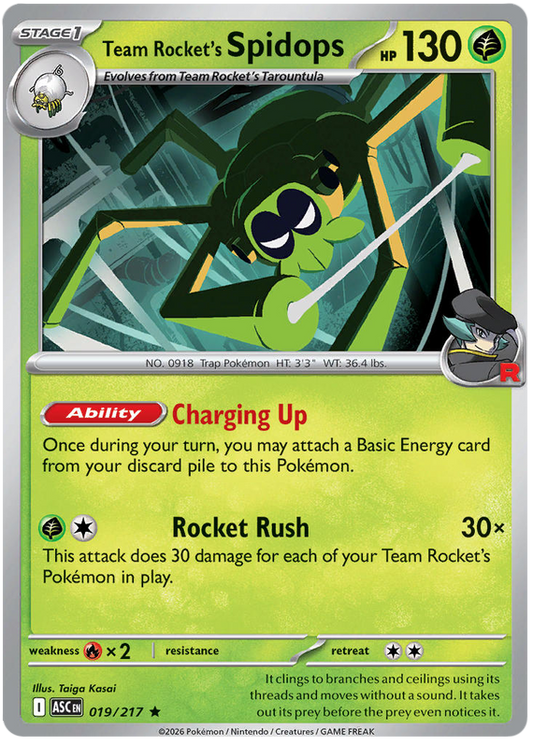 019/217 - Team Rocket’s Spidops - Ascended Heroes