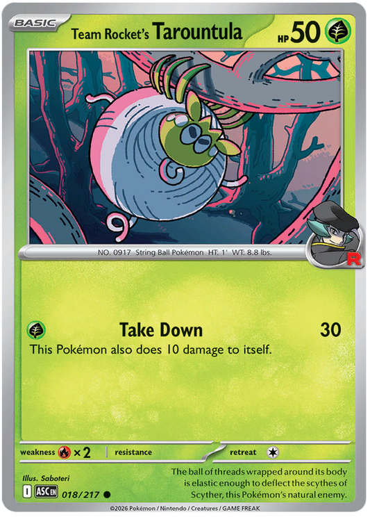 018/217 - Team Rocket’s Tarountula - Ascended Heroes