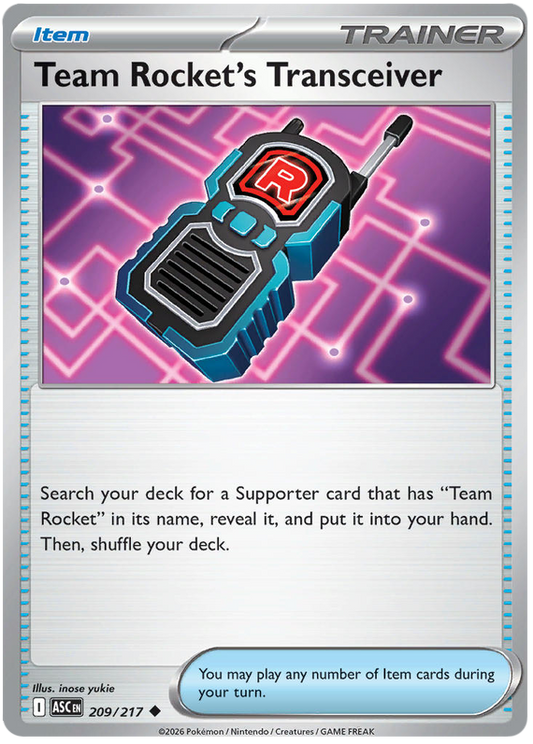 209/217 - Team Rocket’s Transceiver - Ascended Heroes