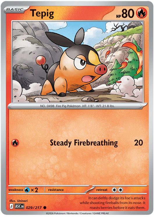 029/217 - Tepig - Ascended Heroes