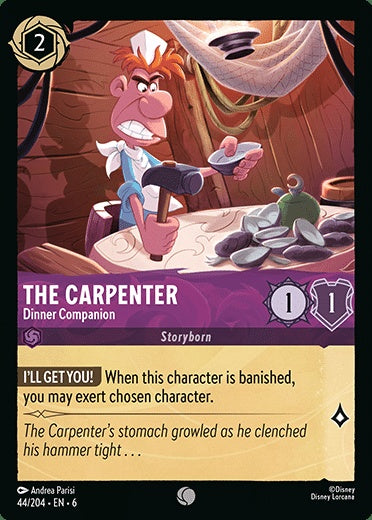 044/204 - The Carpenter - Dinner Companion - Asurite Sea