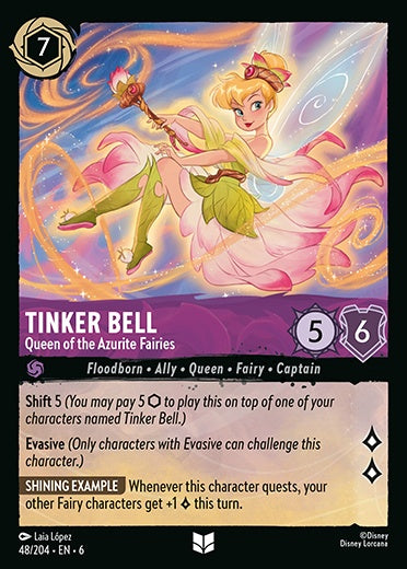 048/204 - Tinker Bell – Queen of the Azurite Fairies - Asurite Sea