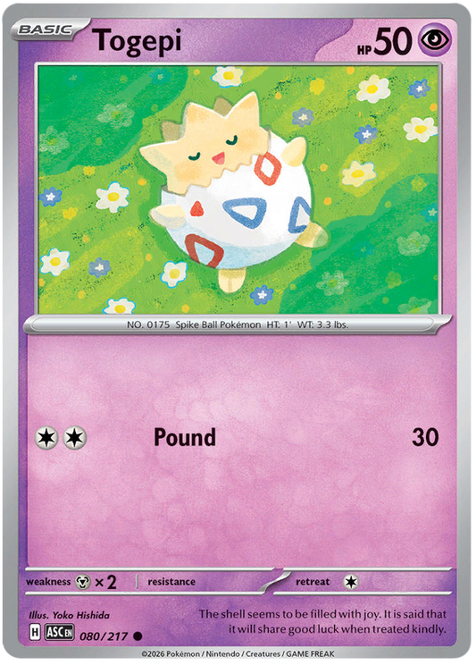 080/217 - Togepi - Ascended Heroes