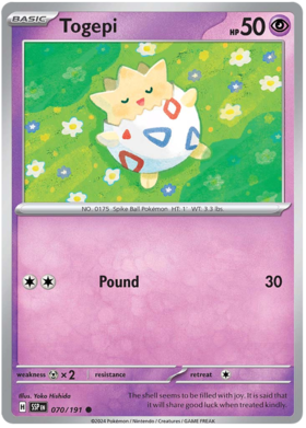 070/191 Togepi - Surging Sparks