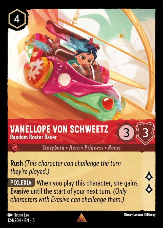 124/204 - Vanellope von Schweetz – Random Roster Racer - Shimmering Skies