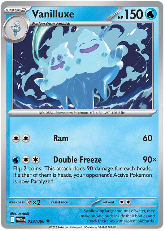 029/086 - Vanilluxe - White Flare