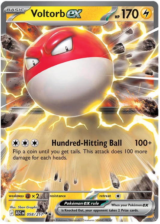 058/217 - Voltorb ex - Ascended Heroes