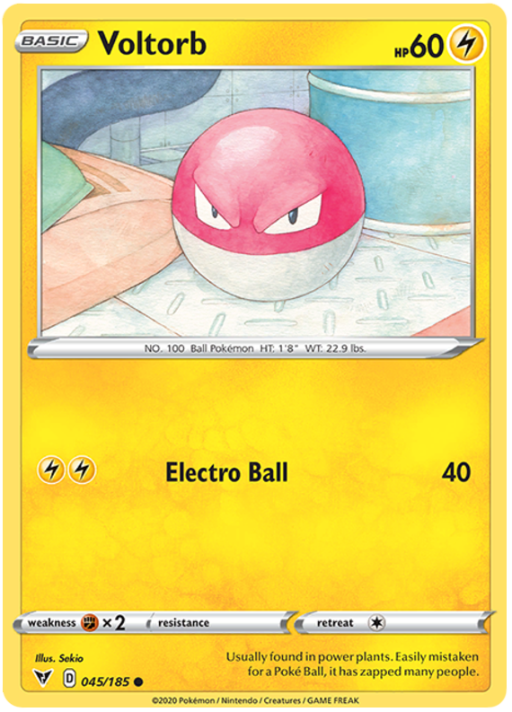 045/185 - Voltorb - Vivid Voltage