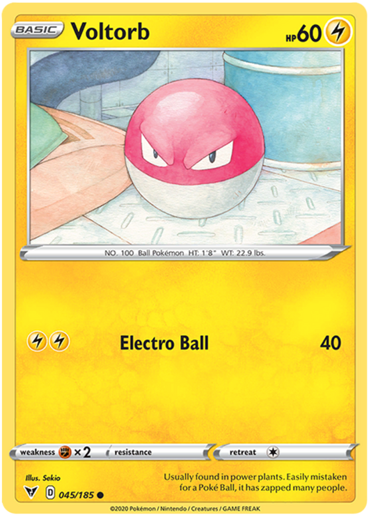 045/185 - Voltorb - Vivid Voltage