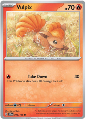 016/191 Vulpix - Surging Sparks