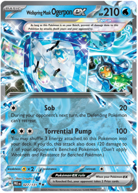 027/131 - Wellspring Mask Ogerpon ex - Prismatic Evolutions