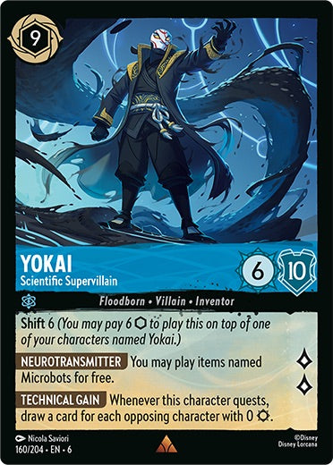 160/204 - Yokai - Scientific Supervillain - Cold Foil - Asurite Sea