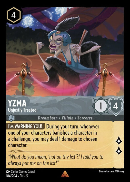 184/204 - Yzma – Unjustly Treated - Shimmering Skies