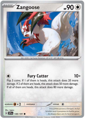 149/191 Zangoose - Surging Sparks