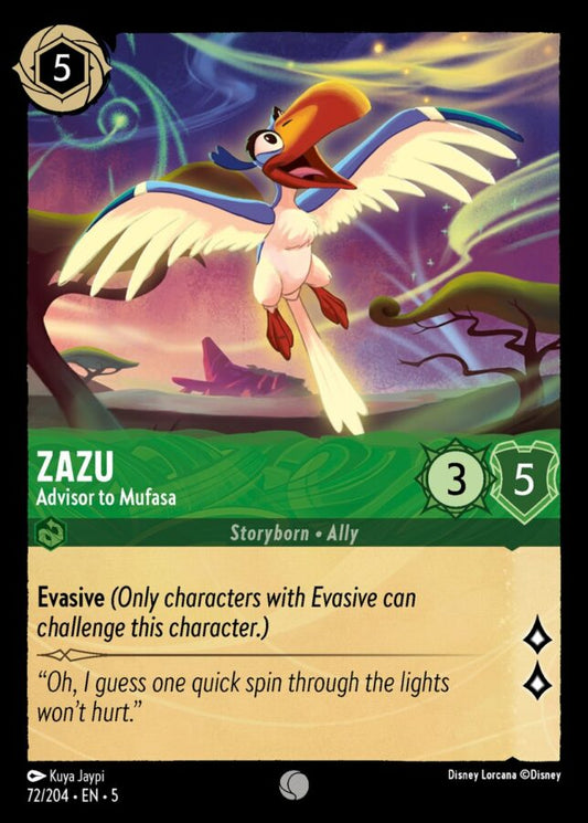 072/204 - Zazu - Advisor to Mufasa - Shimmering Skies