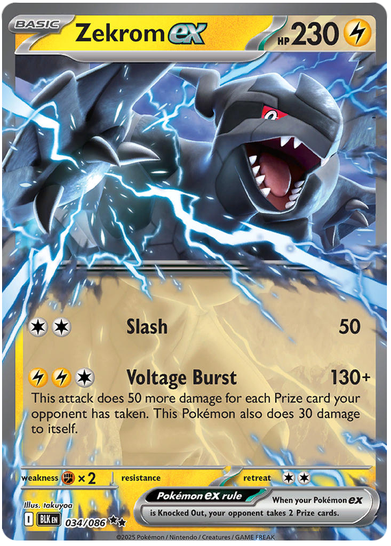 034/086 - Zekrom ex - Black Bolt
