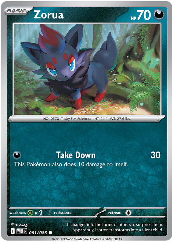 061/086 - Zorua - White Flare