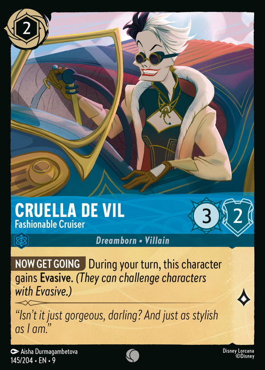 145/204 - Cruella De Vil - Fashionable Cruiser - Fabled