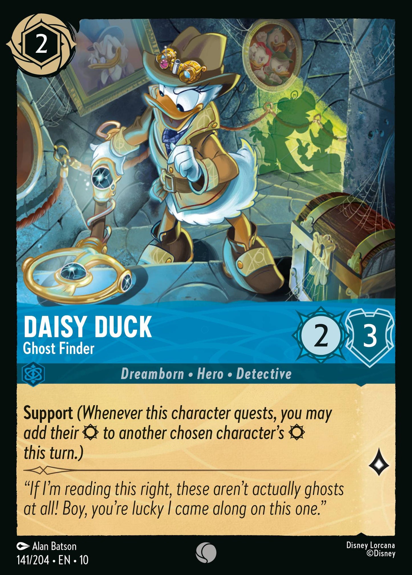 141/204 - Daisy Duck - Ghost Finder - Whisper in the Wind