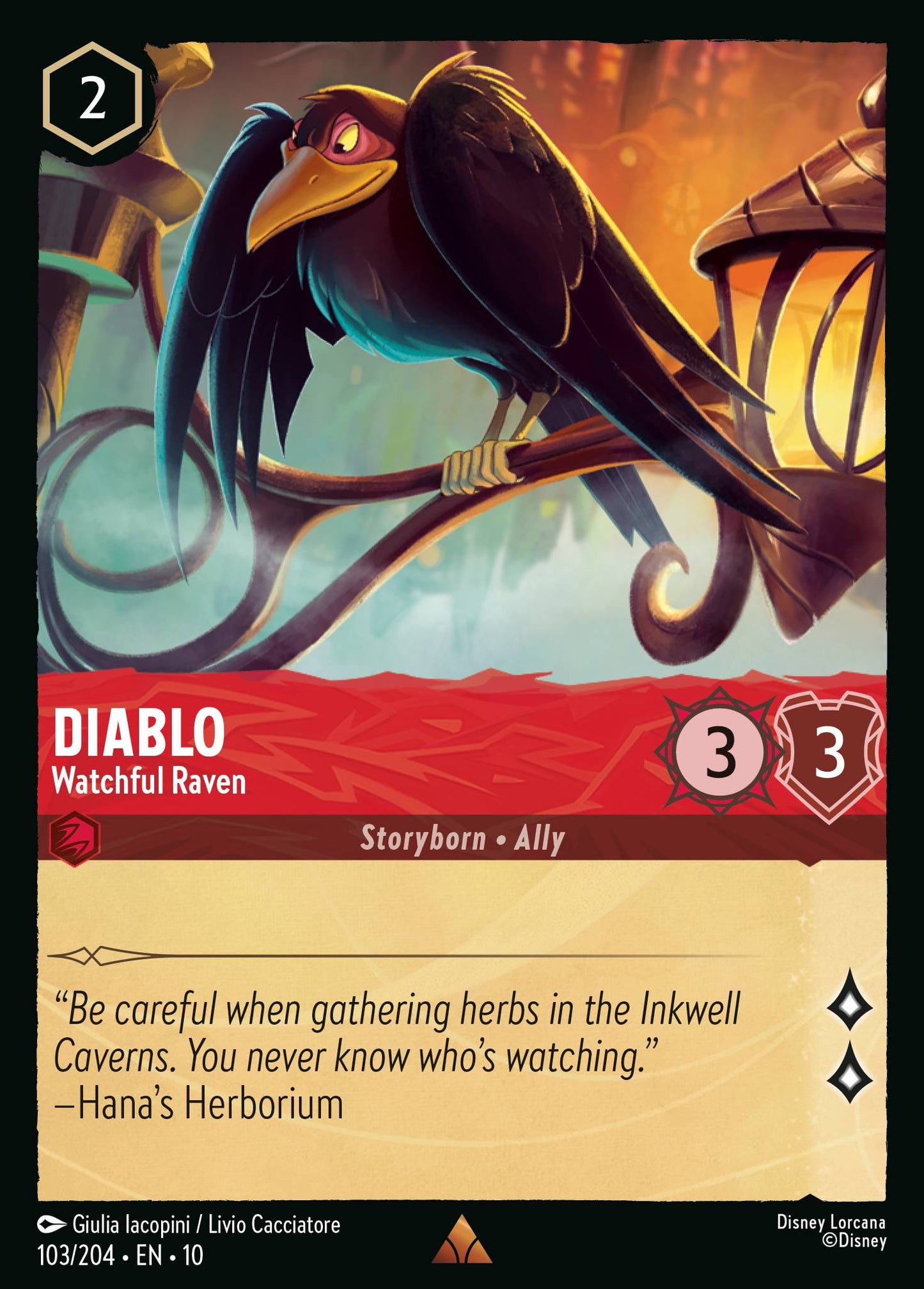 103/204 - Diablo - Watchful Raven - Whisper in the Wind