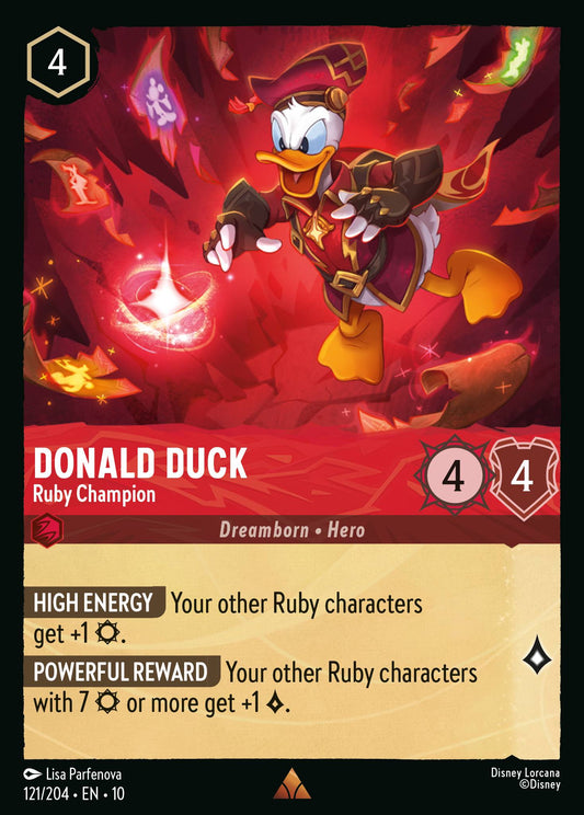 121/204 - Donald Duck - Ruby Champion - Whisper in the Wind
