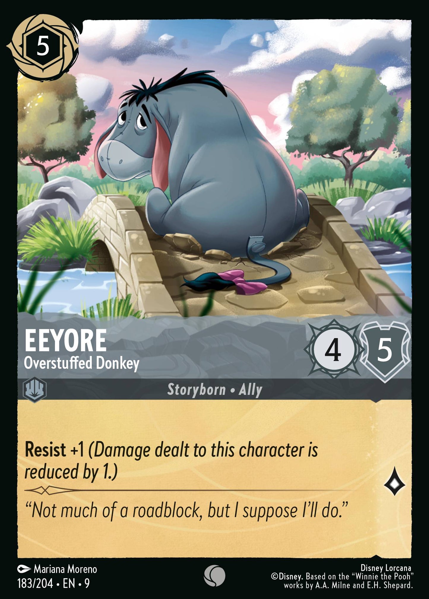 183/204 - Eeyore - Overstuffed Donkey - Fabled