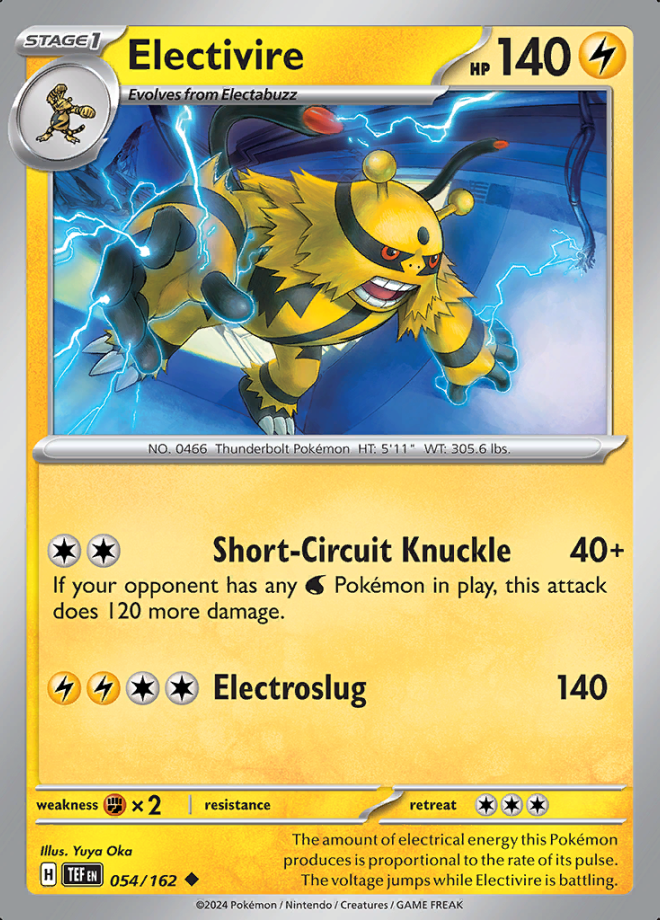 054/162 Electivire - Temporal Forces