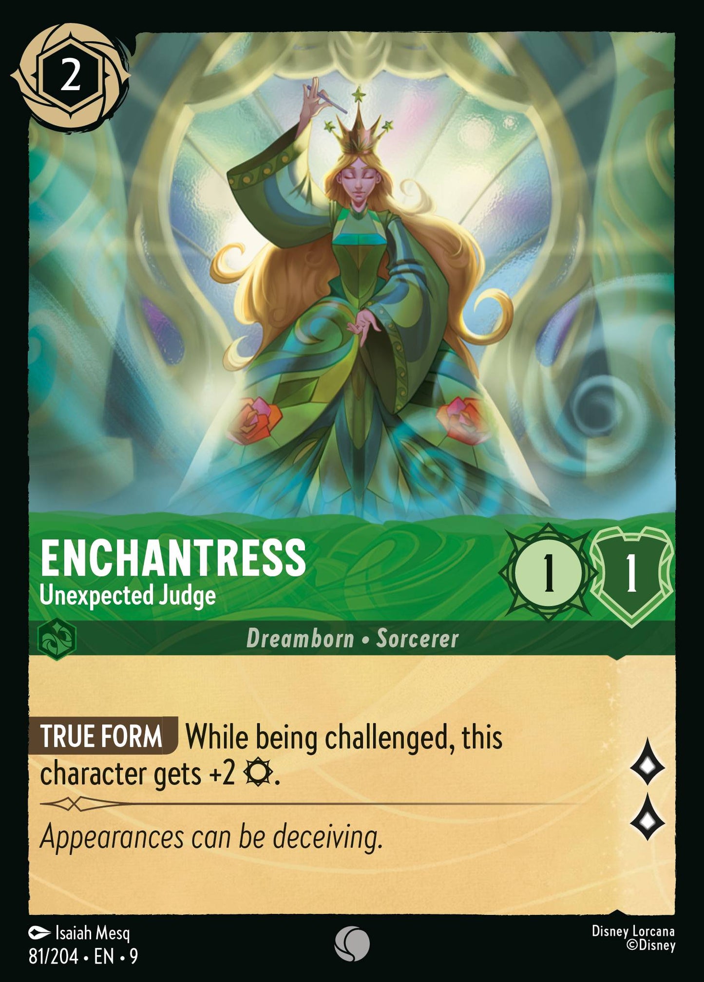 081/204 - Enchantress - Unexpected Judge - Fabled