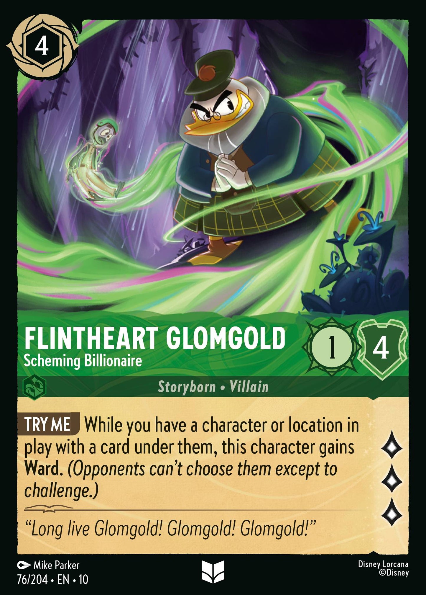 076/204 - Flintheart Glomgold - Scheming Billionaire - Whisper in the Wind