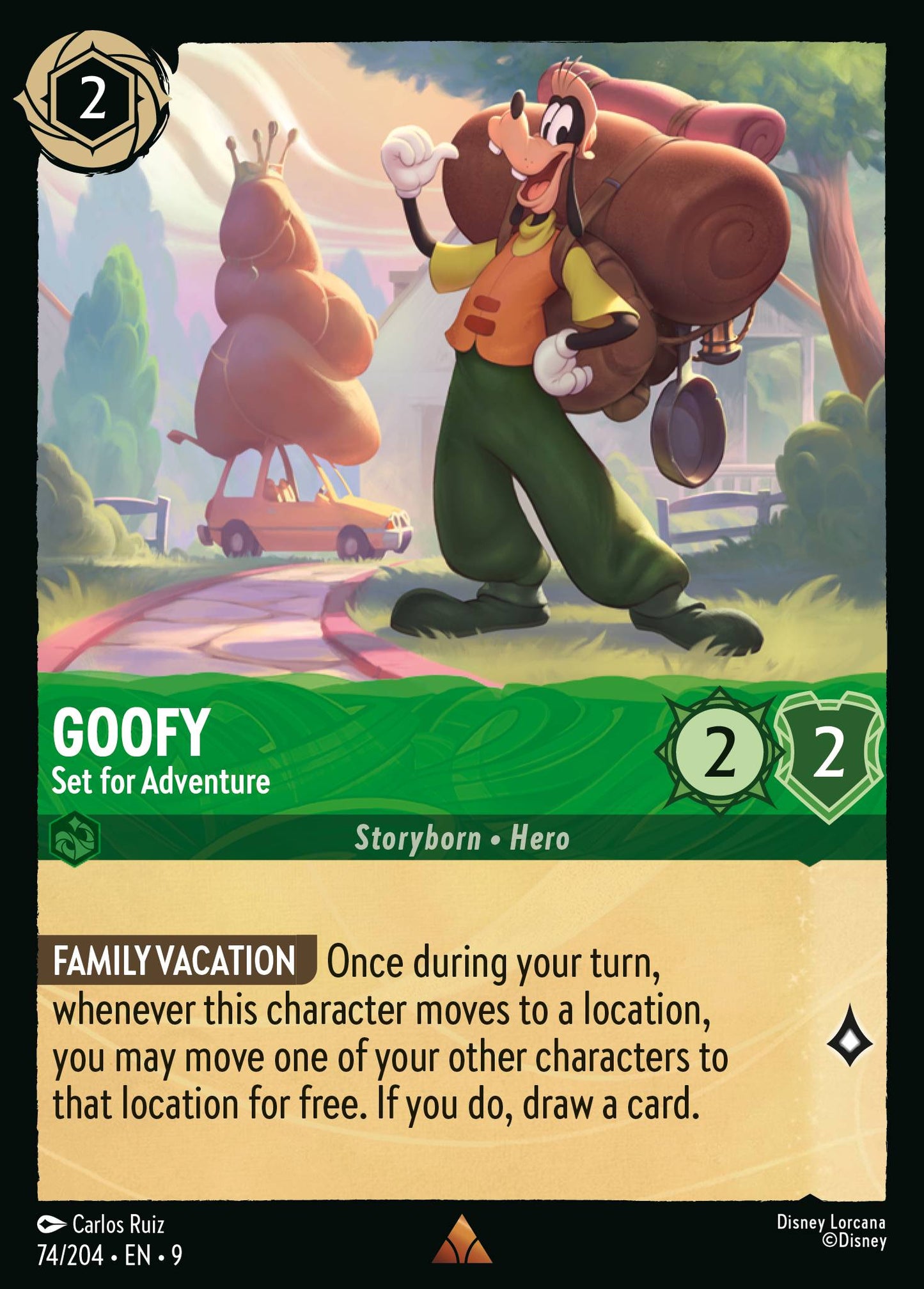 074/204 - Goofy - Set for Adventure - Fabled