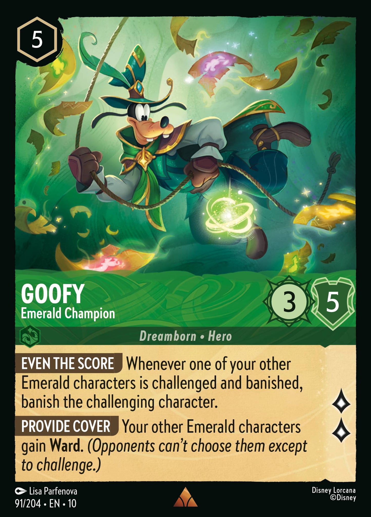 091/204 - Goofy - Emerald Champion - Whisper in the Wind