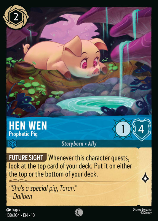 138/204 - Hen Wen - Prophetic Pig - Whisper in the Wind