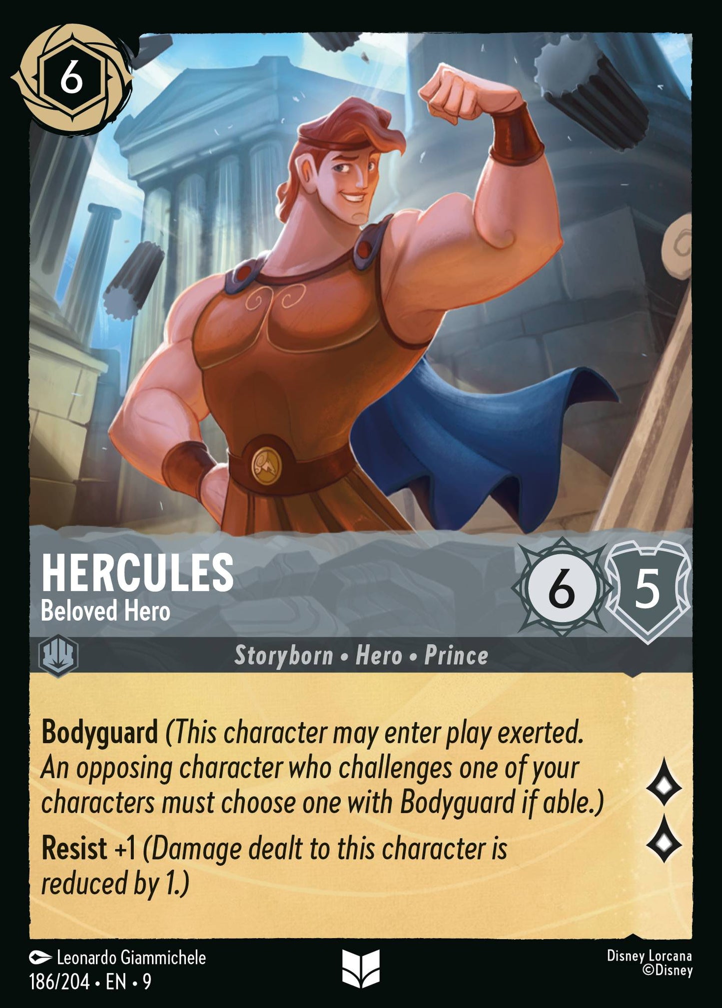 186/204 - Hercules - Beloved Hero - Fabled